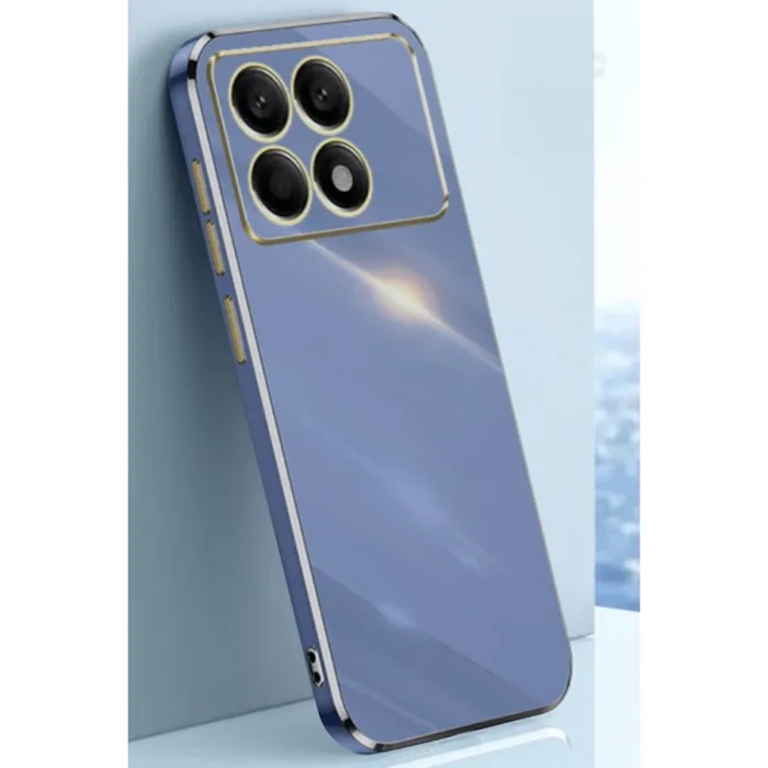 Newface Xiaomi Poco X6 Pro Kılıf Volet Silikon - Mavi