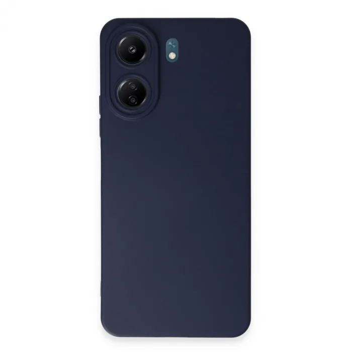 Newface Xiaomi Redmi 13c Kılıf Nano İçi Kadife Silikon - Lacivert