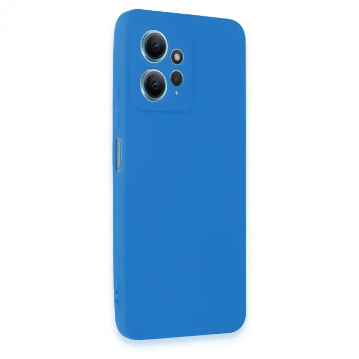 Newface Xiaomi Redmi Note 12 4G Kılıf First Silikon - Mavi
