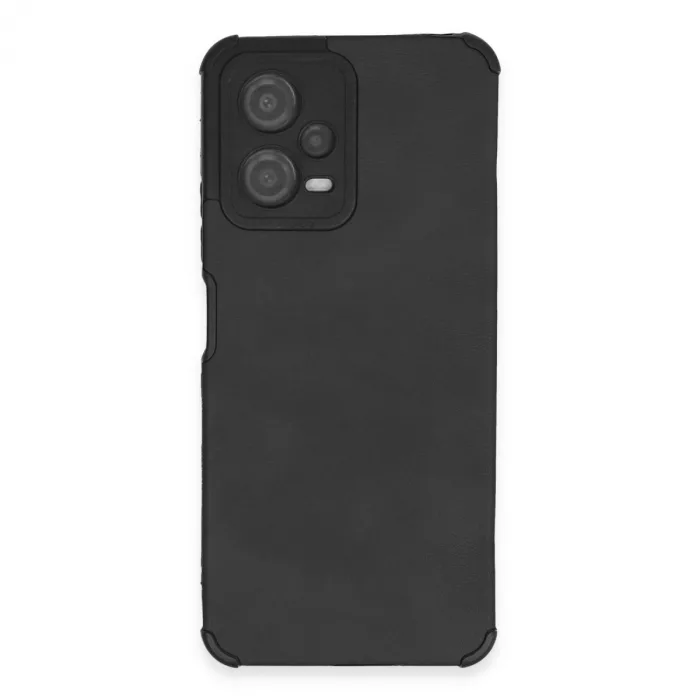 Xiaomi Redmi Note 12 5G Kılıf Loop Deri Silikon - Siyah