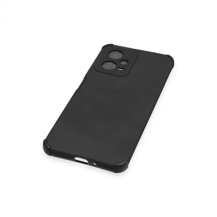 Xiaomi Redmi Note 12 5G Kılıf Loop Deri Silikon - Siyah