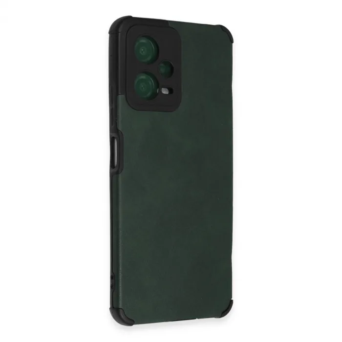 Xiaomi Redmi Note 12 5G Kılıf Loop Deri Silikon - Yeşil