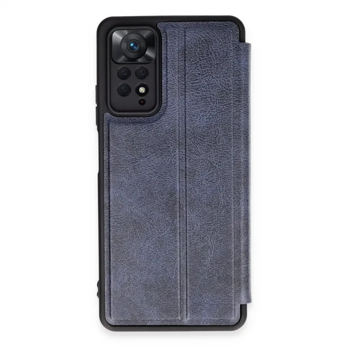 Newface Xiaomi Redmi Note 12 Pro 4g Kılıf Flip Cover - Lacivert