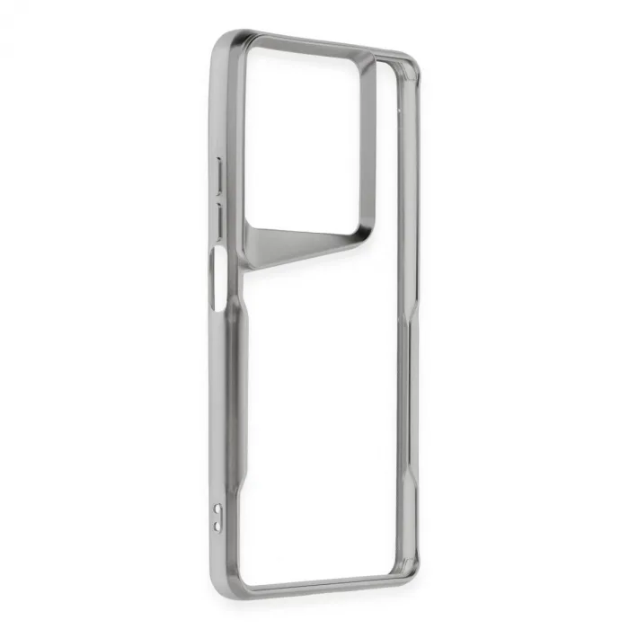 Newface Xiaomi Redmi Note 13 Pro 4g Kılıf Boyi Silikon Kapak - Gümüş