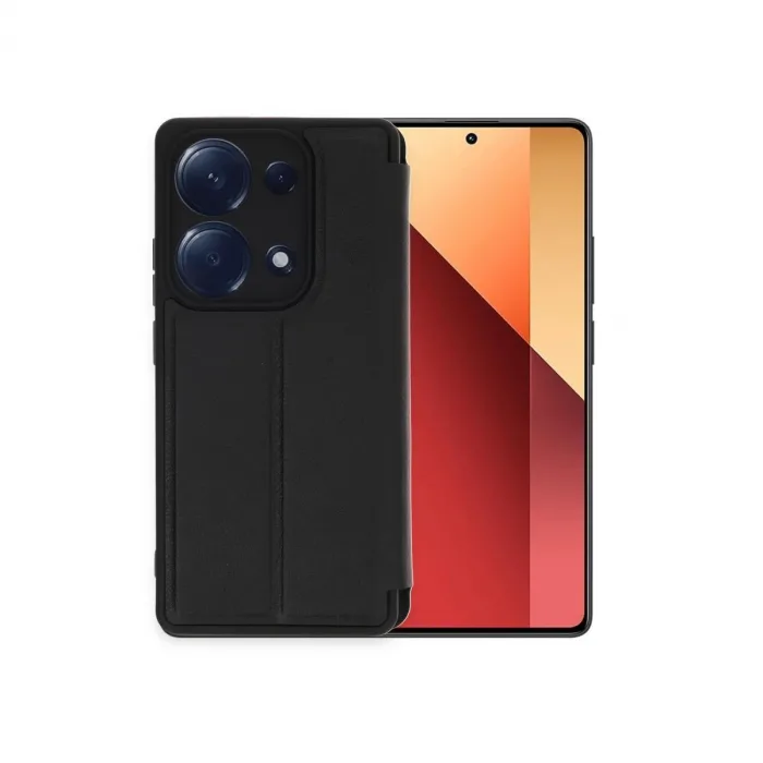 Newface Xiaomi Redmi Note 13 Pro 4g Kılıf Flip Cover - Siyah