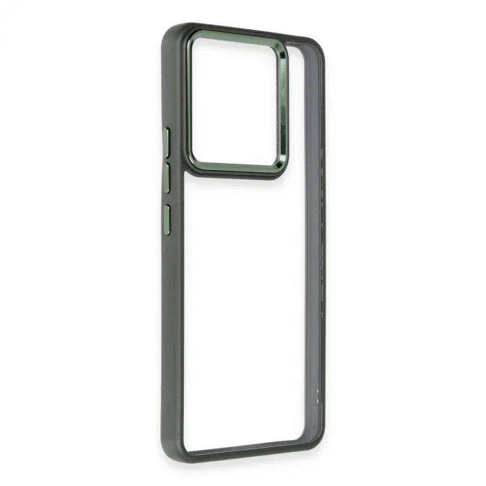 Newface Xiaomi Redmi Note 13 Pro 4g Kılıf Power Silikon - Koyu Yeşil