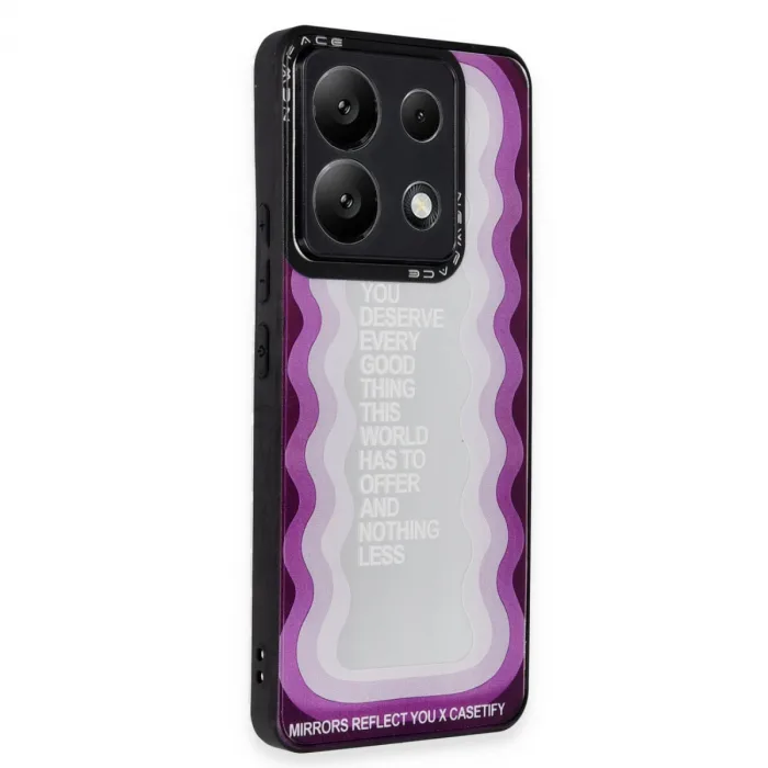 Newface Xiaomi Redmi Note 13 Pro 5g Kılıf Mirror Desenli Kapak - Mirror - 5