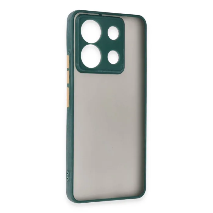 Newface Xiaomi Redmi Note 13 Pro 5g Kılıf Montreal Silikon Kapak - Yeşil