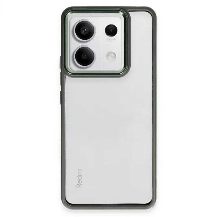 Newface Xiaomi Redmi Note 13 Pro 5g Kılıf Power Silikon - Koyu Yeşil