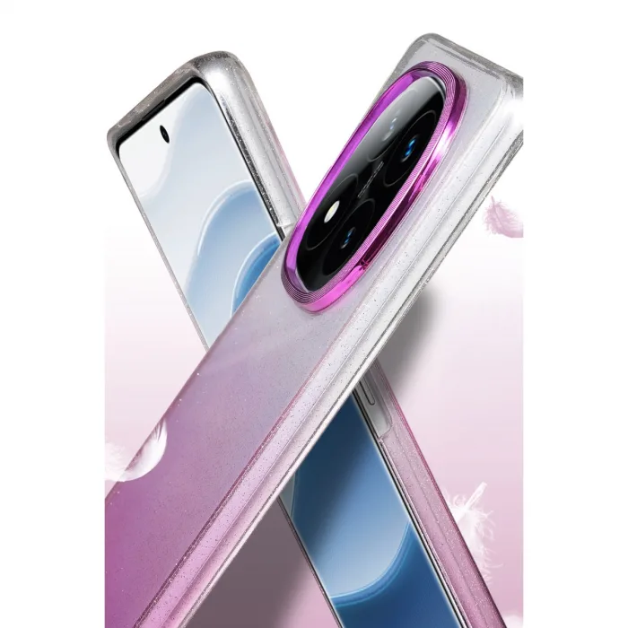 Xiaomi Redmi Note 14 Pro 5g Glossy Kapak - Mor
