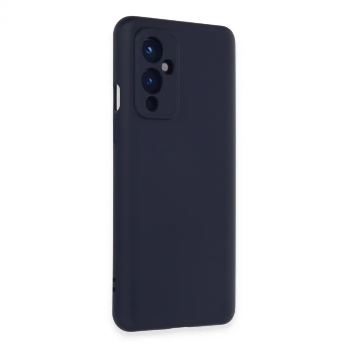 One Plus 9 Kılıf Nano İçi Kadife Silikon - Lacivert