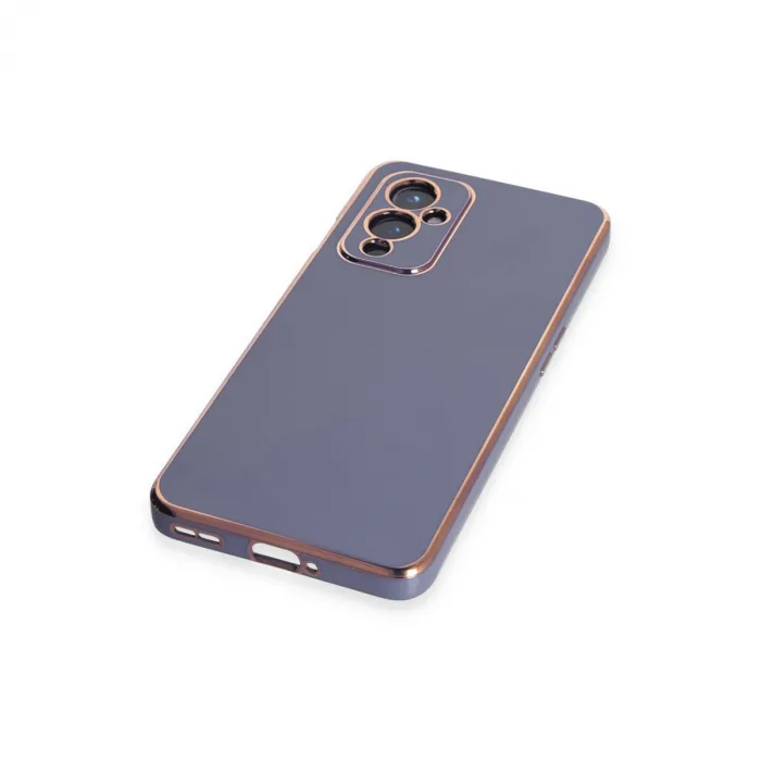 One Plus 9 Kılıf Volet Silikon - Mavi