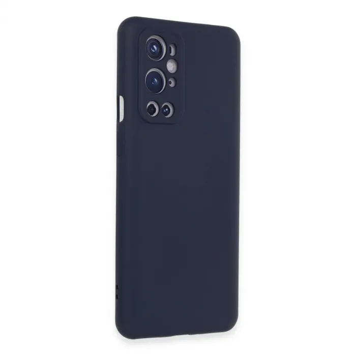 One Plus 9 Pro Kılıf Nano İçi Kadife Silikon - Lacivert