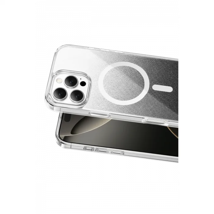 Onegif  İphone 16 Pro Max Sora Simli Magsafe Kapak - Siyah
