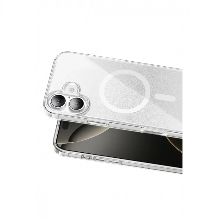 Onegif  İphone 16 Sora Simli Magsafe Kapak - Beyaz