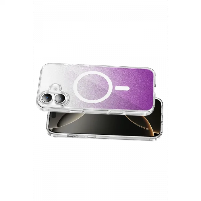 Onegif  İphone 16 Sora Simli Magsafe Kapak - Mor