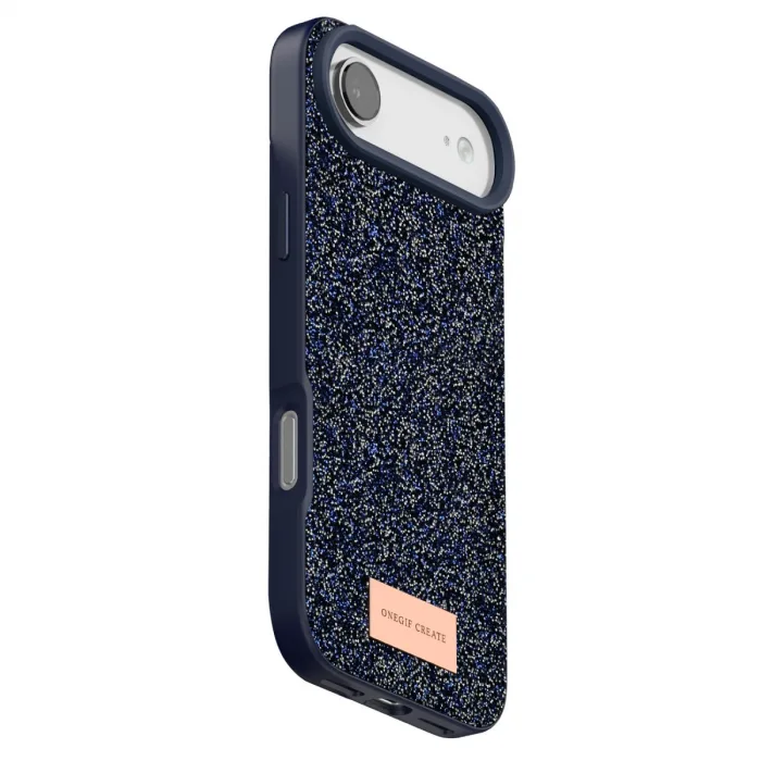 Onegif  İphone 17 Air Bright Simli Kapak - Mavi