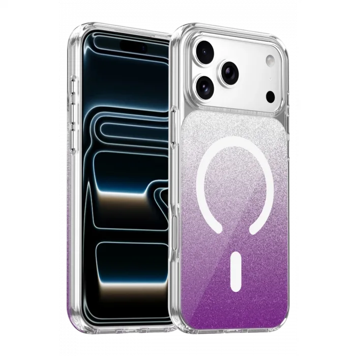 Onegif  İphone 17 Pro Sora Simli Magsafe Kapak - Mor