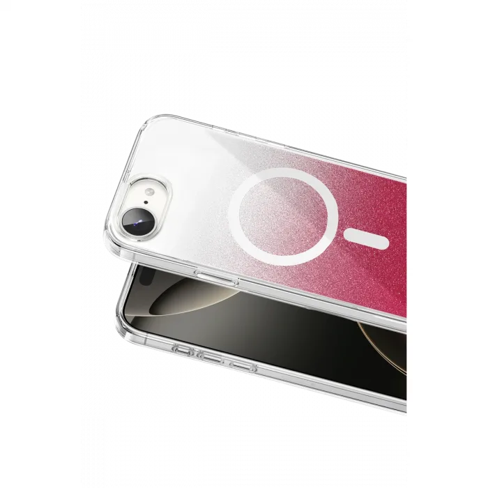 Onegif  İphone 17e Sora Simli Magsafe Kapak - Kırmızı