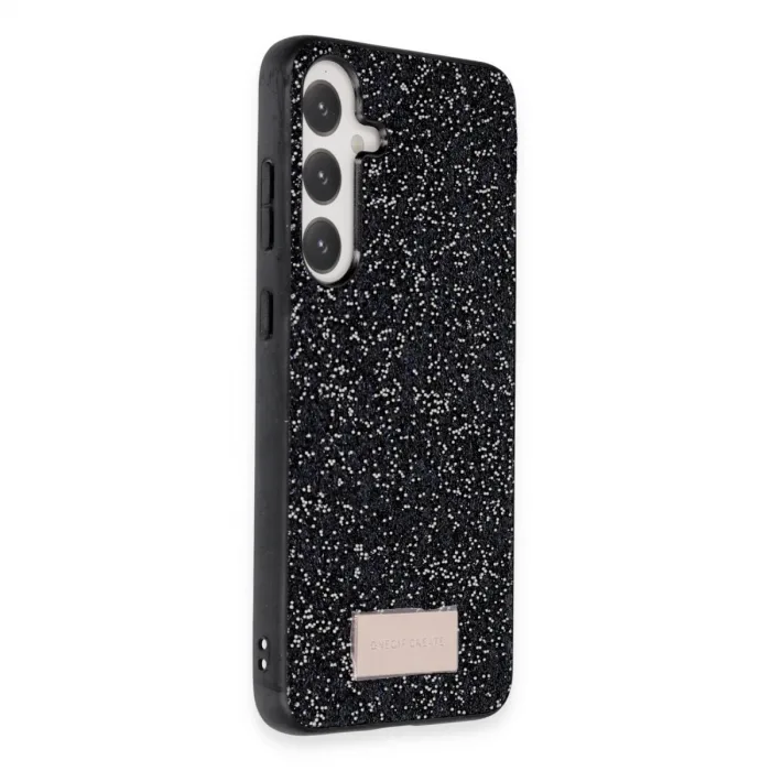 Onegif Samsung Galaxy A05s Bright Simli Kapak - Siyah