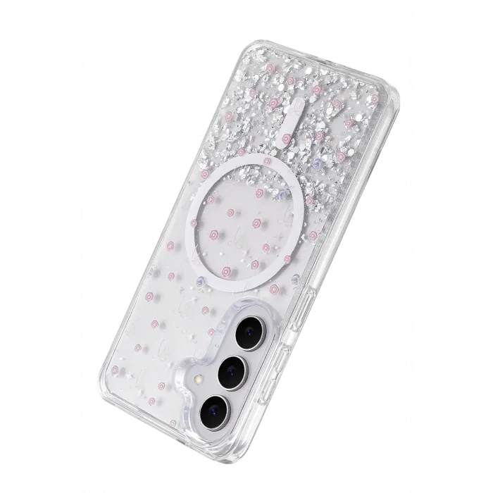 Onegif Samsung Galaxy S26 Misk Simli Magsafe Kapak - Desen 1