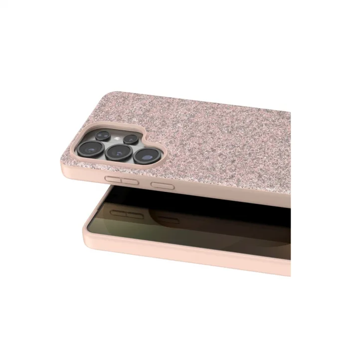 Onegif Samsung Galaxy S26 Ultra Bright Simli Kapak - Pembe