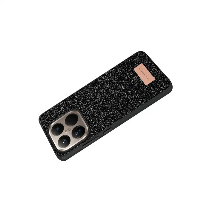 Onegif Xiaomi Mi 15t Pro Bright Simli Kapak - Siyah