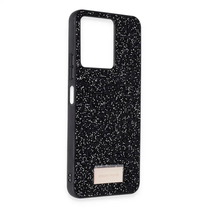 Onegif Xiaomi Redmi 13c Bright Simli Kapak - Pembe