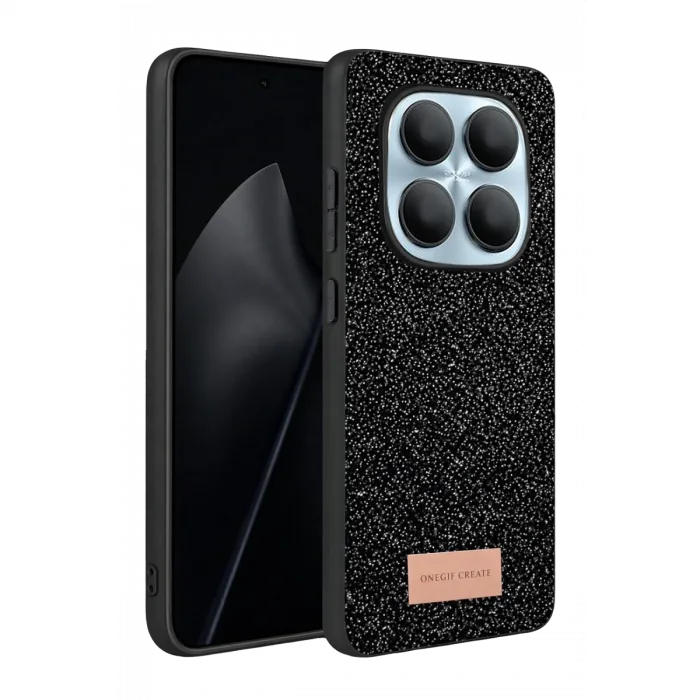 Onegif Xiaomi Redmi Note 15 4g Bright Simli Kapak - Siyah