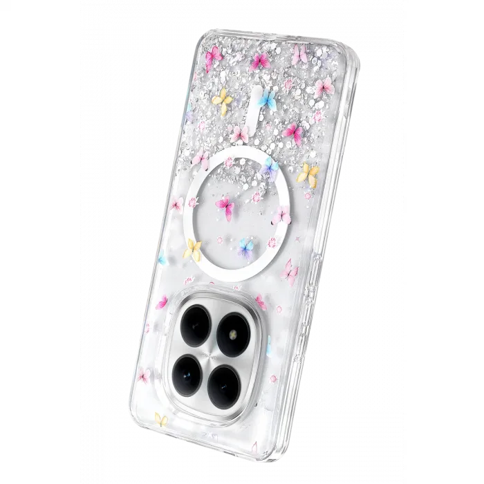 Onegif Xiaomi Redmi Note 15 Pro Plus 5g Misk Simli Magsafe Kapak - Desen 4