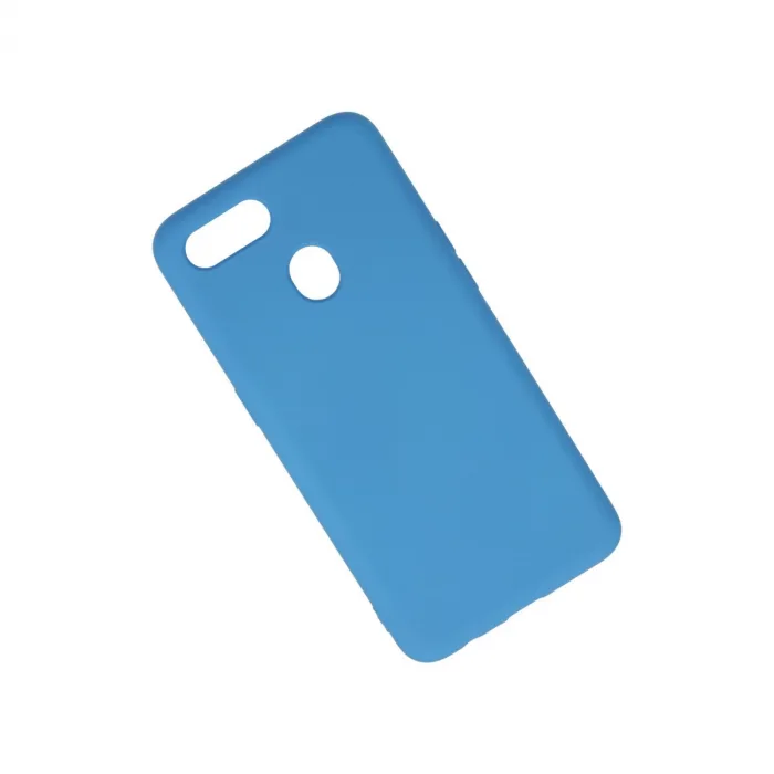 Oppo A12 Kılıf Nano İçi Kadife Silikon - Mavi