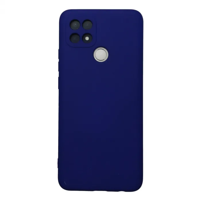 Oppo A15 Kılıf Nano İçi Kadife Silikon - Lacivert