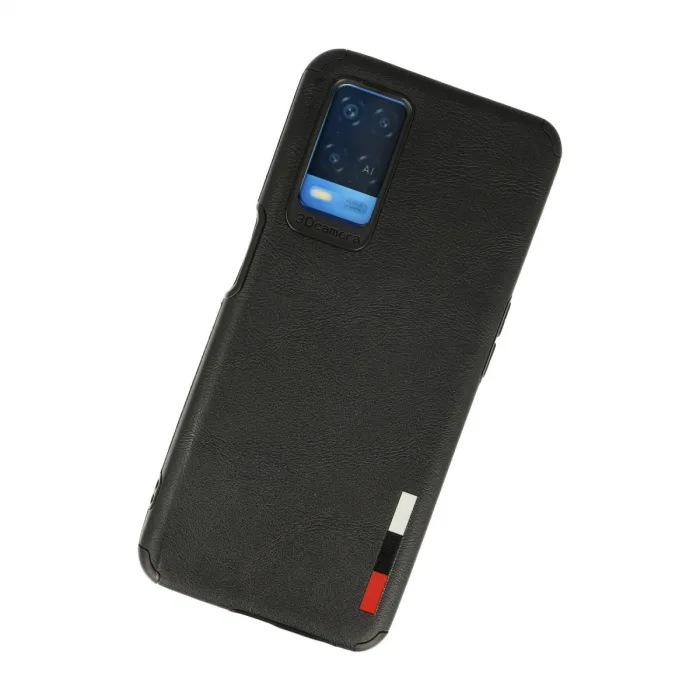 Oppo A54 4g Kılıf Loop Deri Silikon - Siyah