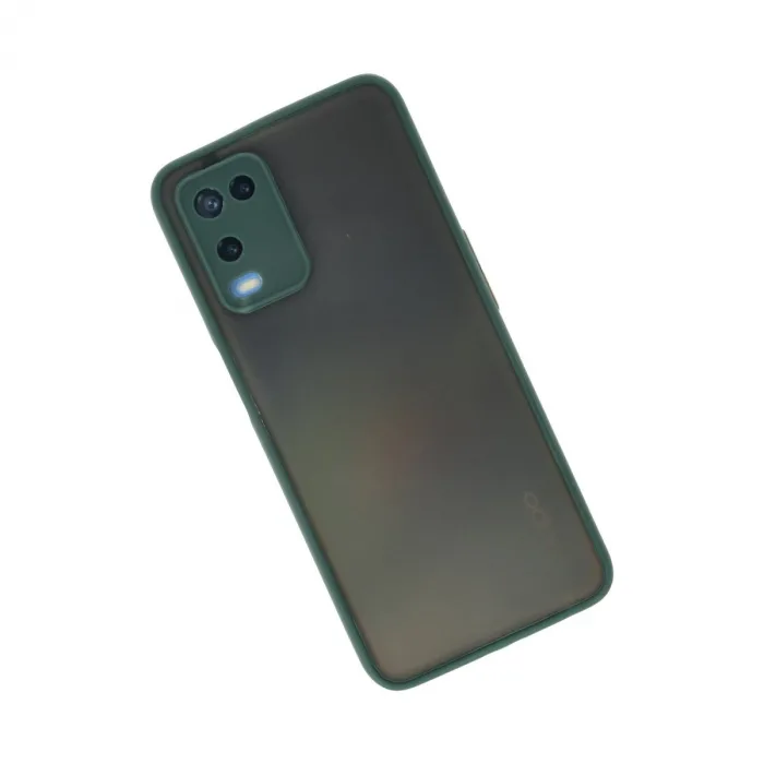 Oppo A54 4g Kılıf Montreal Silikon Kapak - Yeşil