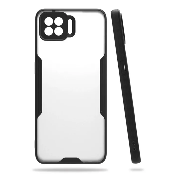 Oppo A73 Kılıf Platin Silikon - Siyah