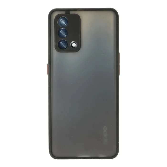 Oppo A74 4g Kılıf Montreal Silikon Kapak - Siyah