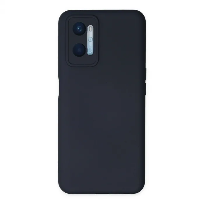 Oppo A96 Kılıf Nano İçi Kadife Silikon - Lacivert