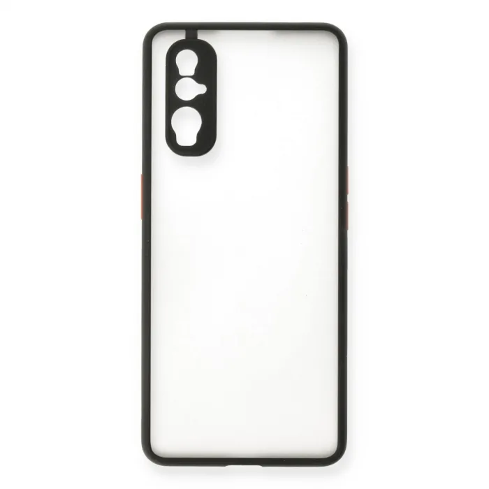 Oppo Find X2 Kılıf Montreal Silikon Kapak - Siyah