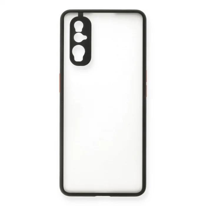 Oppo Find X2 Kılıf Montreal Silikon Kapak - Siyah