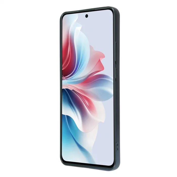Oppo Reno 11f Kılıf Aras Deri Kapak - Bordo