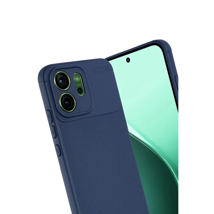 Oppo Reno 14 Auto Focus Karbon Kapak - Lacivert