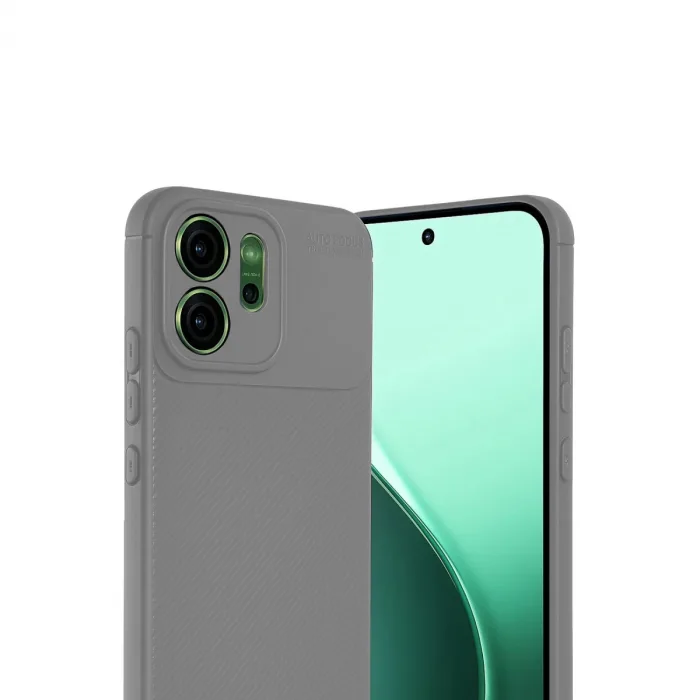 Oppo Reno 14f Auto Focus Karbon Kapak - Gri