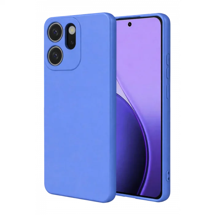 Oppo Reno 14f First Silikon - Mavi
