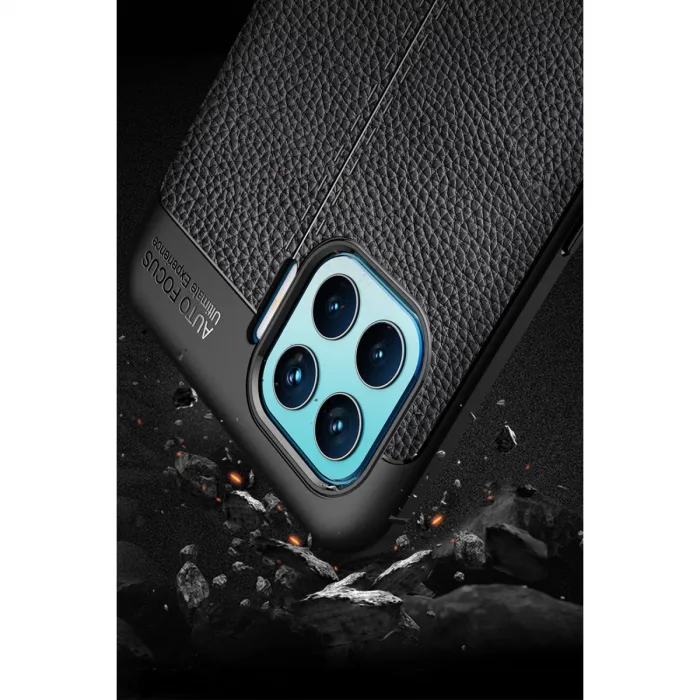 Oppo Reno 4 Lite Kılıf Auto Focus Kapak - Siyah