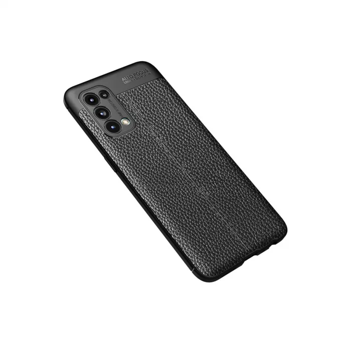 Oppo Reno 5 Kılıf Auto Focus Kapak - Siyah