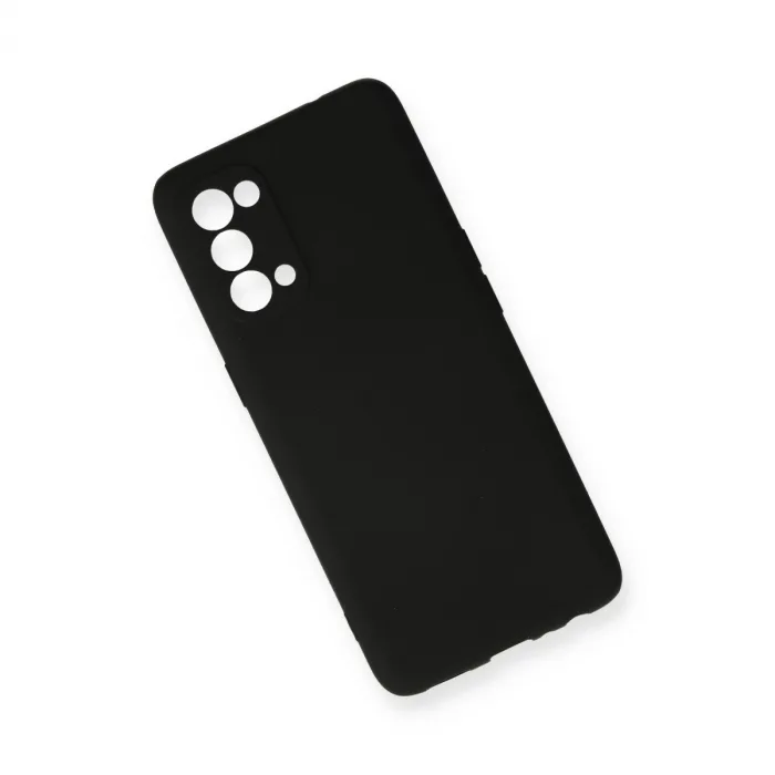 Oppo Reno 5 Pro Kılıf First Silikon - Siyah