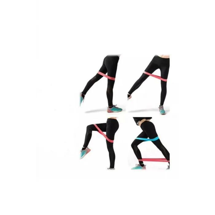Pilates Squat Aerobik Direnç Lastiği 5 Li Paket