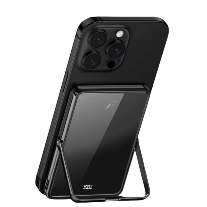 Pw580 5.000 Mah 20w Type-c 15w Kablosuz Şarj 3w Saat Şarj Ve 5w Kulaklık Şarj Destekli Pd Hızlı Şarj Magsafe Powerbank - Siyah