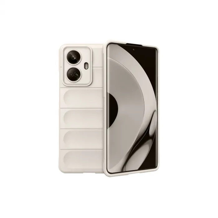 Realme 10 Pro 5g Kılıf Optimum Silikon - Krem