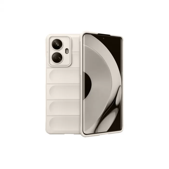 Realme 10 Pro 5g Kılıf Optimum Silikon - Krem